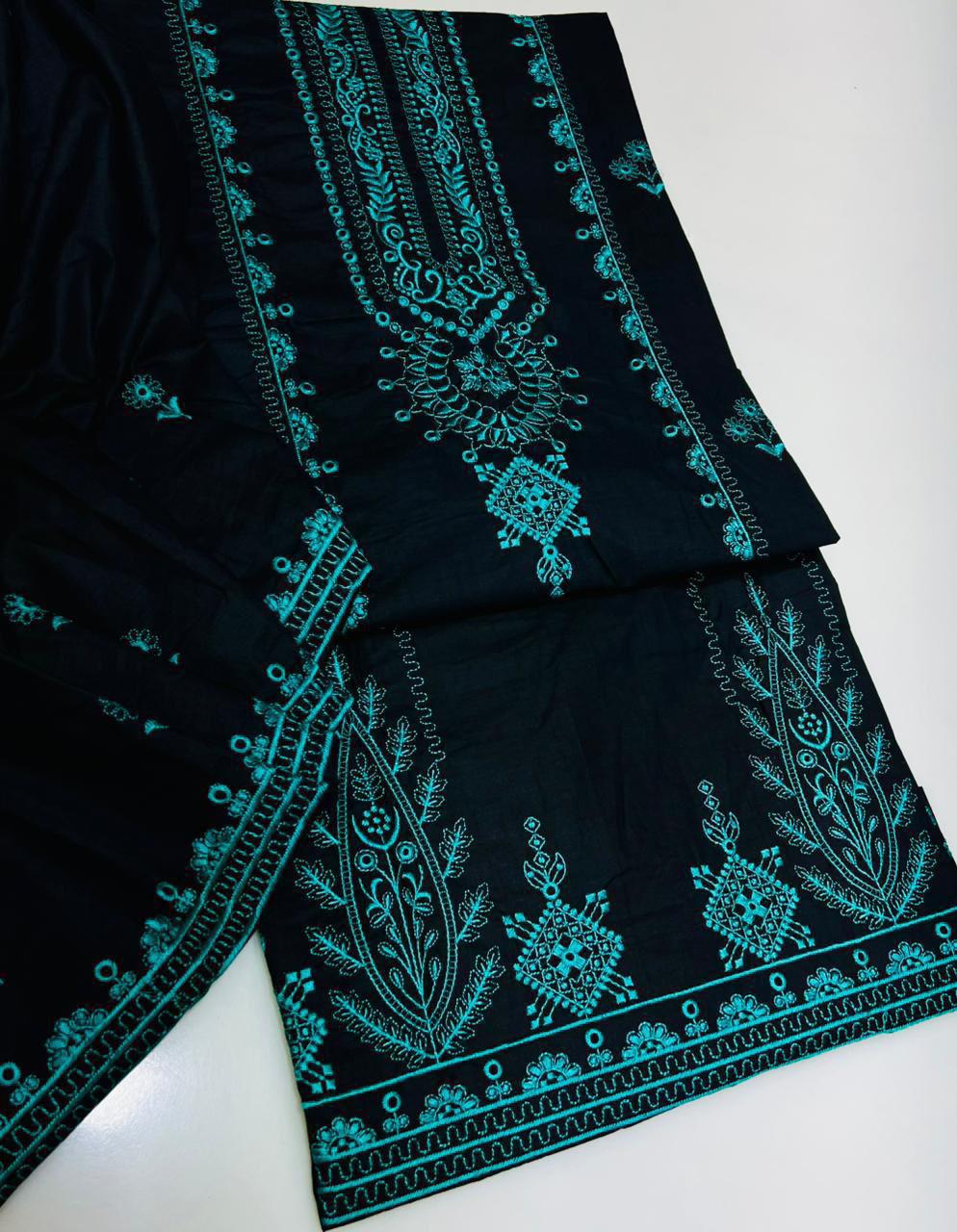 Ladies 2 Piece embroidered – Summer Collection [H-]2603118