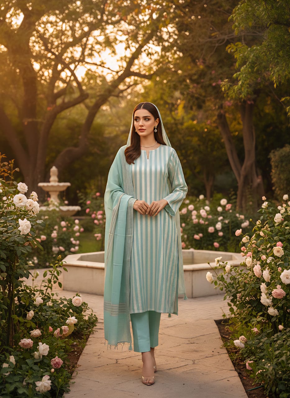 Ladies 3 Piece – Summer lawn Collection [H-]2603108