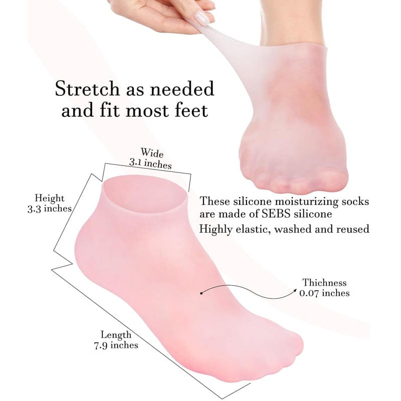 Silicone Gel sock 1 pair'