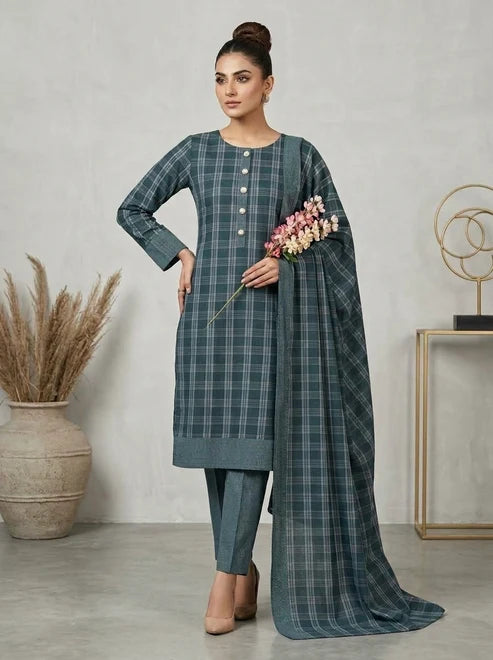 3pc Multani Susi Khaadi (Grey )